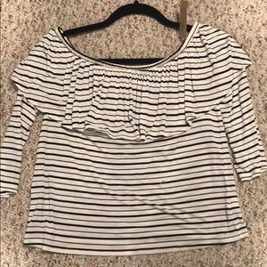 American Eagle striped blouse